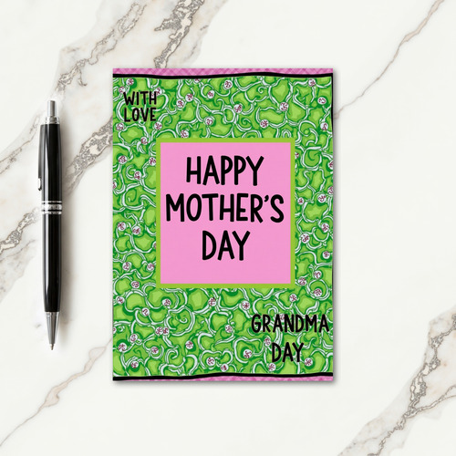 Floral Grandma Day Love Card
