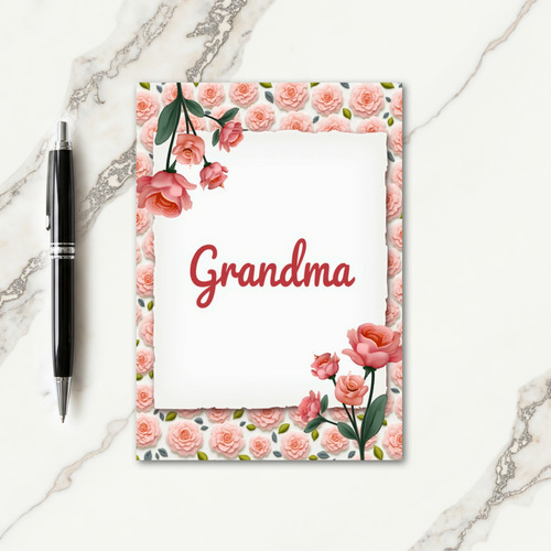 Floral Grandmas Day Card