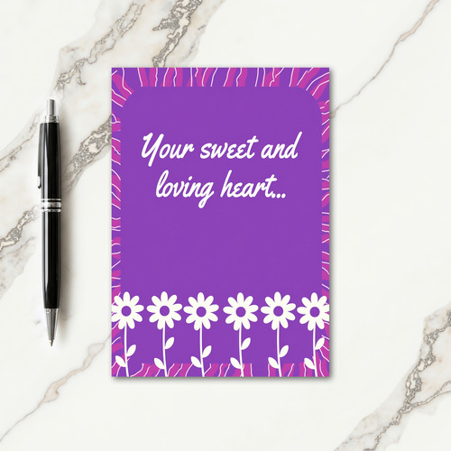 Floral Graphic Mothers Day Card