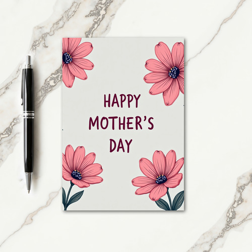 Floral Harmony Message Card
