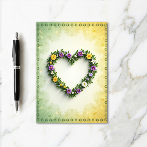 Floral Heartfelt Beauty Card