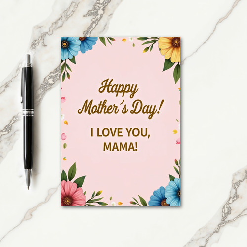 Floral Heartfelt Greeting Card