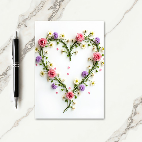 Floral Heartfelt Love Card