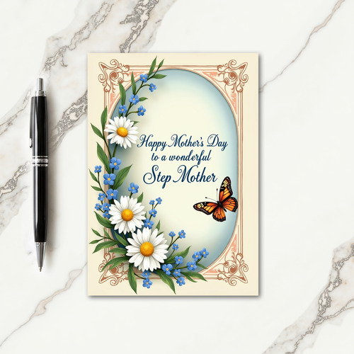 Floral Heartfelt Thanks Card