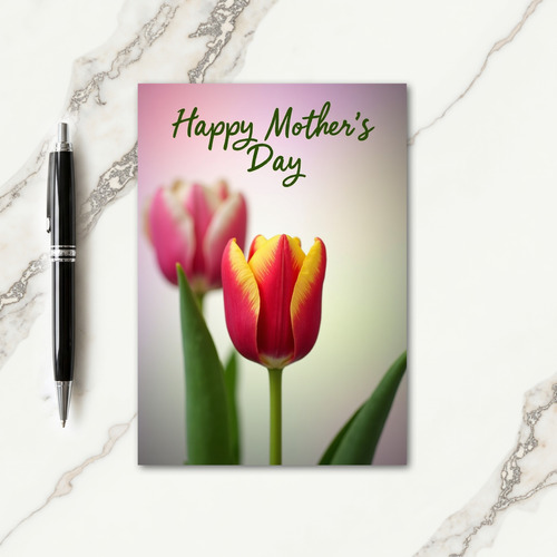 Floral Hues Mothers Day Card