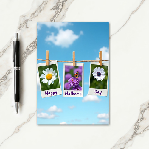 Floral Instant Mothers Day Card