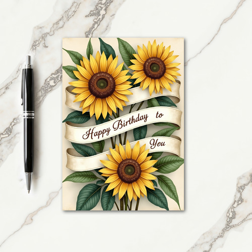 Floral Joy Birthday Card