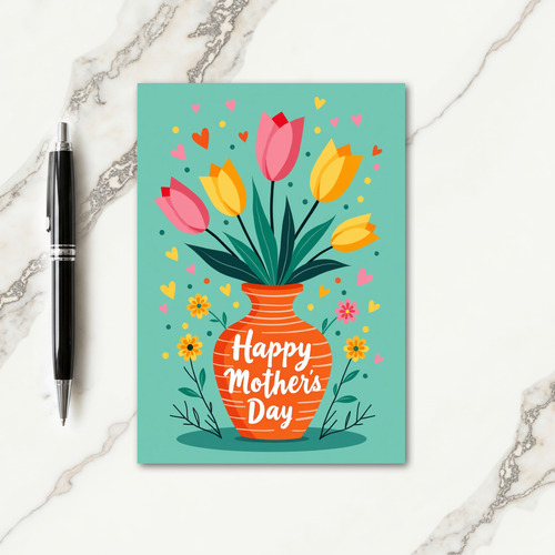 Floral Joy Celebration Card