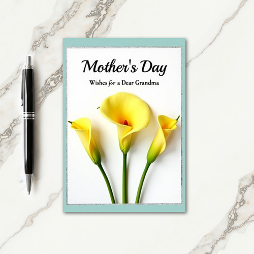 Floral Kiss Mothers Day Card