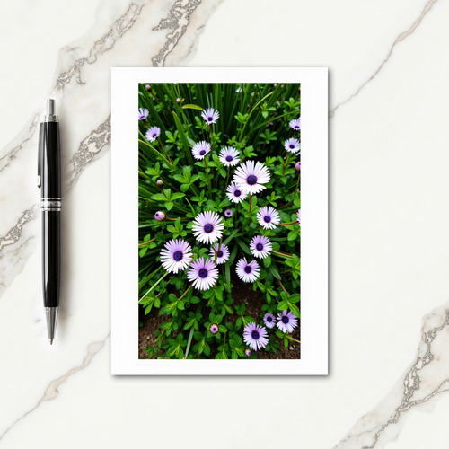 Floral Lavender Bloom Pattern Card