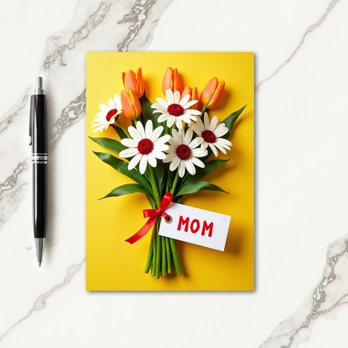 Floral Love Bouquet Pattern Card