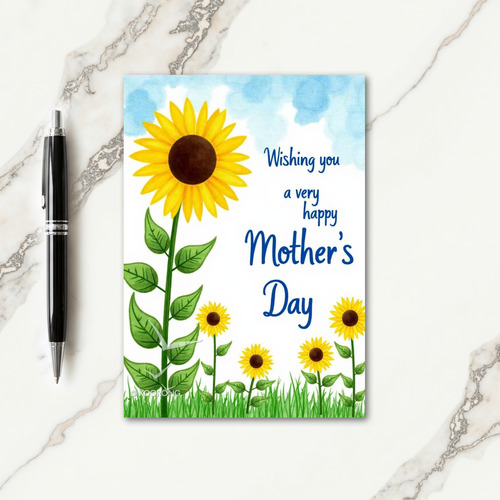 Floral Meadow Mothers Day Card