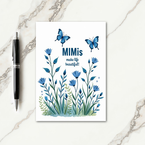 Floral Mimis Mothers Day Card