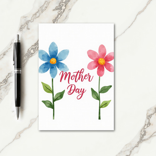 Floral Mother Day Art Card