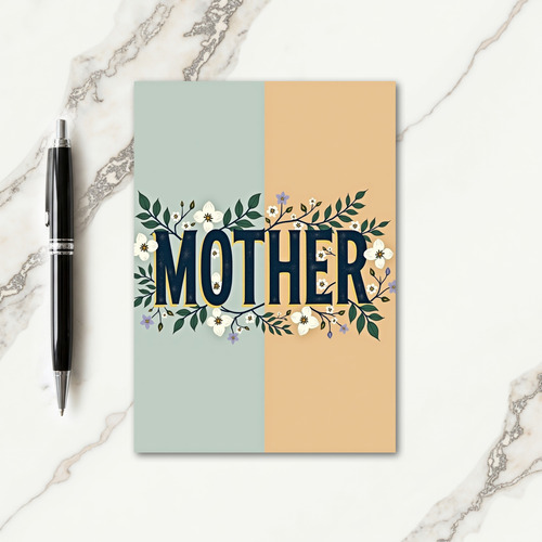 Floral Mother Greeting Card