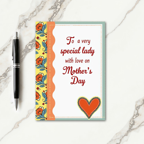 Floral Mother Love Card