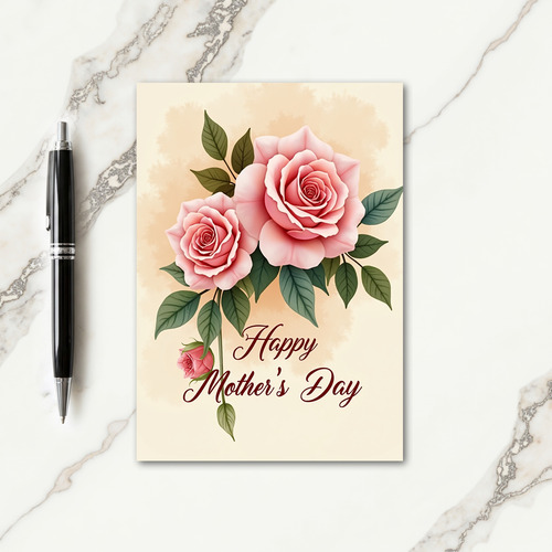 Floral Mother S Day Art Card