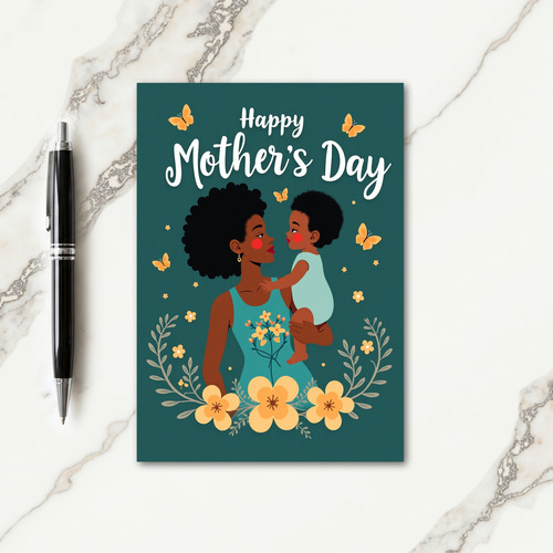 Floral Motherhood Card
