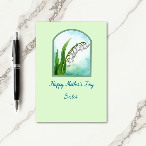 Floral Mothers Day Alcove Card