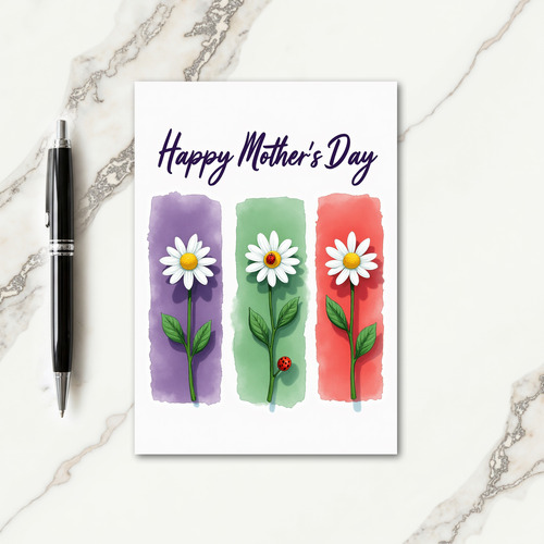 Floral Mothers Day Artful Card