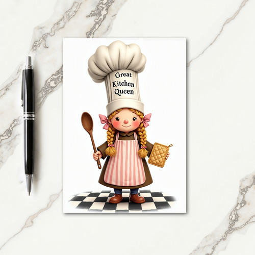 Floral Mothers Day Baker Card