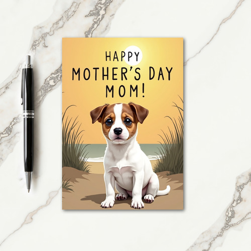 Floral Mothers Day Beach Card