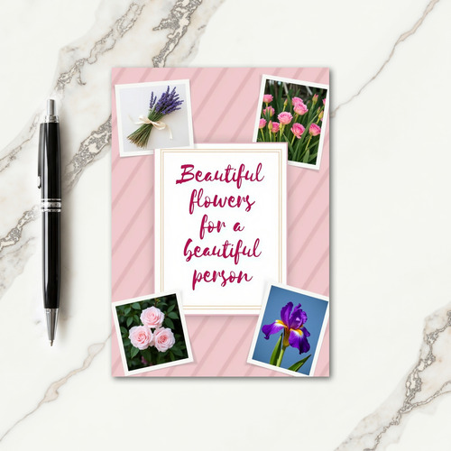 Floral Mothers Day Collage Card