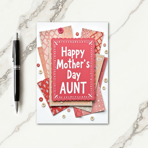 Floral Mothers Day Craft Card
