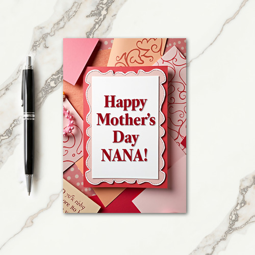Floral Mothers Day Crafted Card