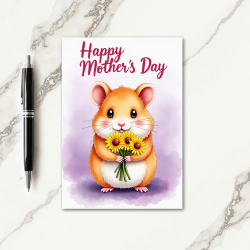 Floral Mothers Day Creature Card