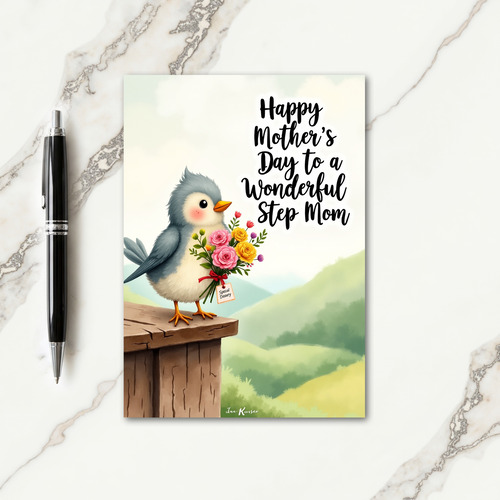 Floral Mothers Day Delivery Card