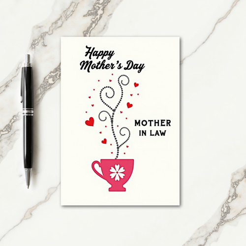 Floral Mothers Day Dots Card
