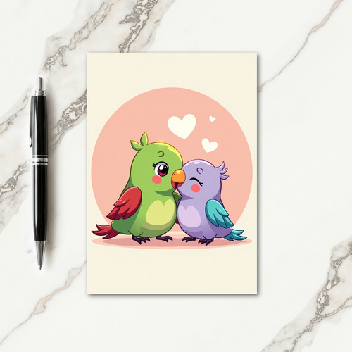Floral Mothers Day Doves Card