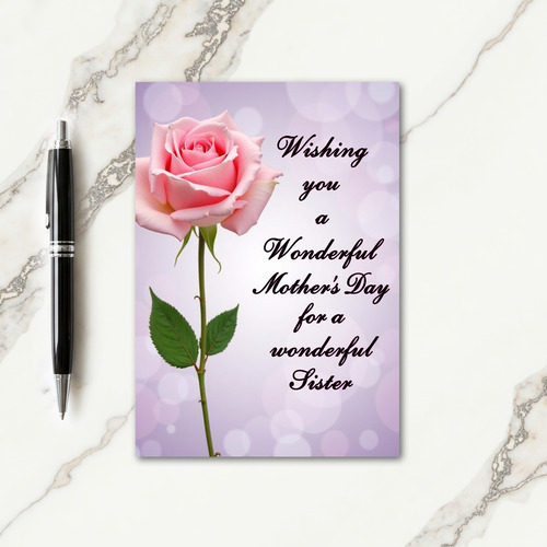 Floral Mothers Day Elegance Card
