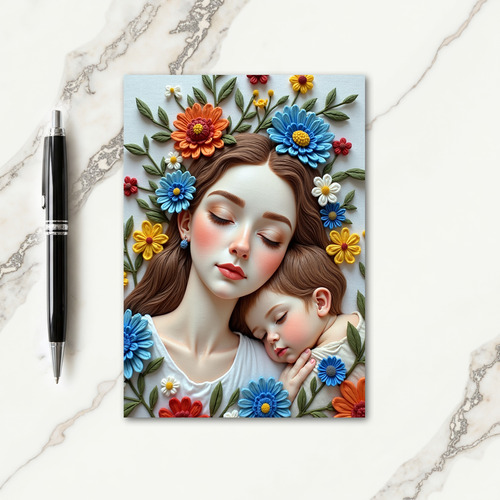 Floral Mothers Day Embrace Card