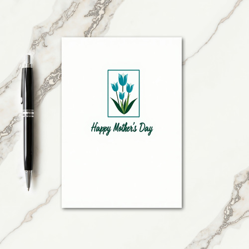 Floral Mothers Day Framed Card