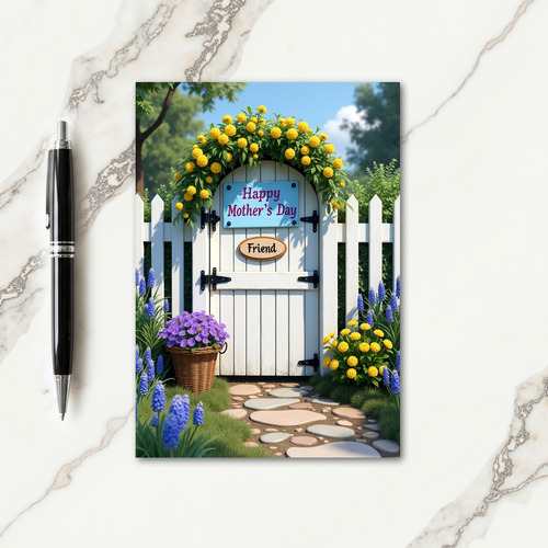 Floral Mothers Day Gate Card