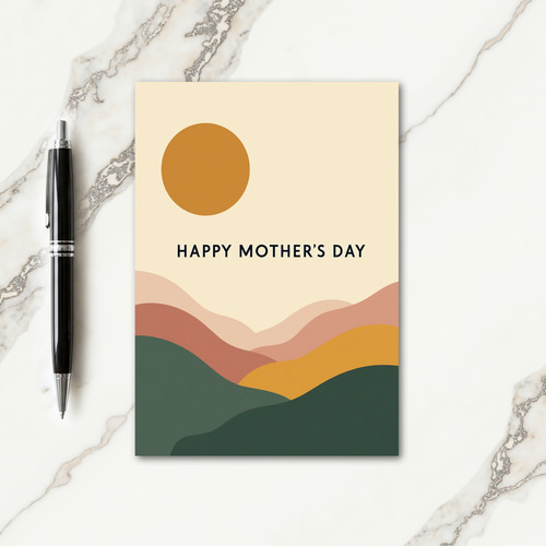 Floral Mothers Day Glow Card
