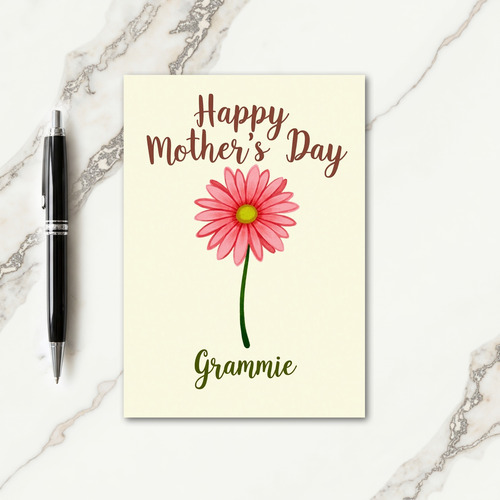 Floral Mothers Day Grammie Card