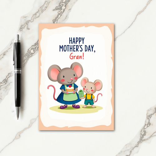 Floral Mothers Day Gran Card