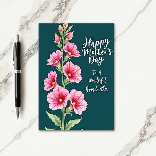Floral Mothers Day Grandmother Card