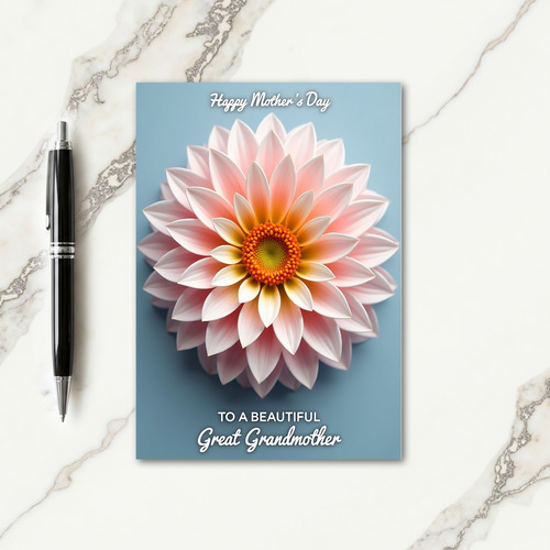 Floral Mothers Day Great Grandma Card