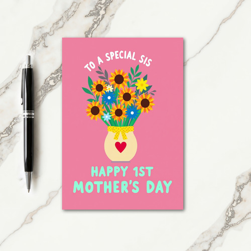 Floral Mothers Day Heartfelt Card