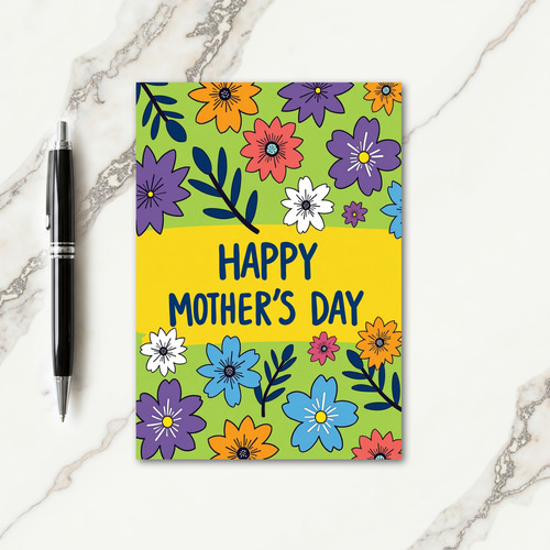 Floral Mothers Day Hello Card