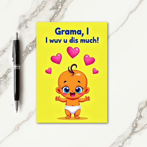 Floral Mothers Day Infant Card