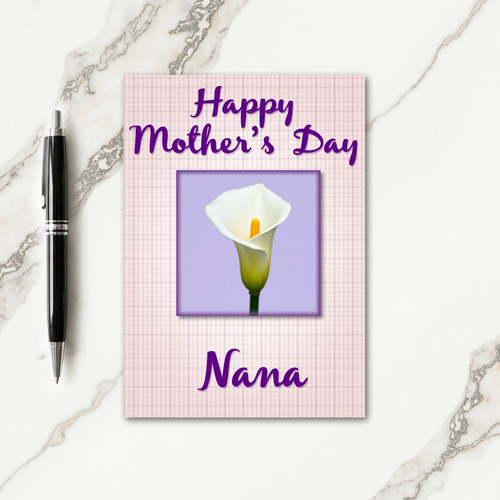 Floral Mothers Day Inset Card