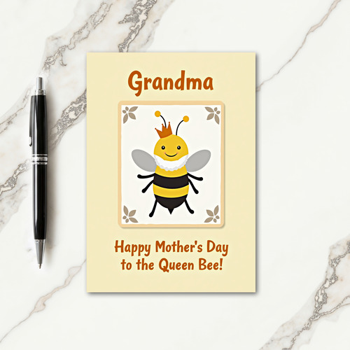 Floral Mothers Day Leader Card