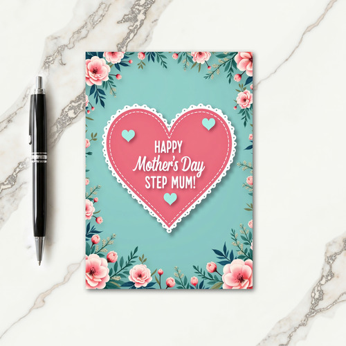 Floral Mothers Day Love Art Card