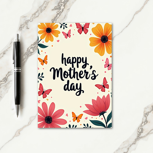Floral Mothers Day Love Card
