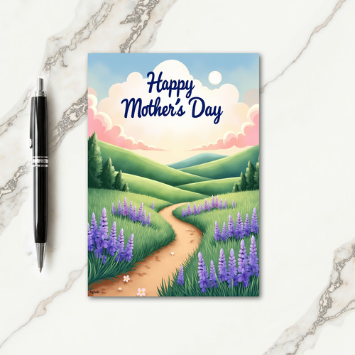 Floral Mothers Day Meadow Card